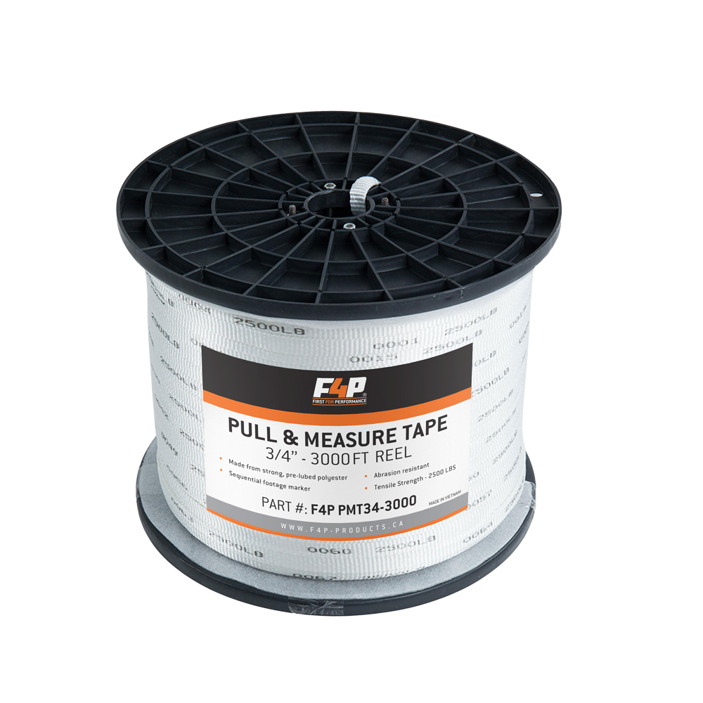 F4P 3/4’’ Pull & Measure Tape - 3000FT Reel