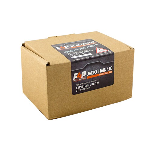 F4P No.10 Galvanized Jack Chain Box 50ft