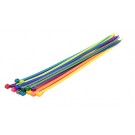F4P 11" 50LBS Multi-Color Cable Ties 