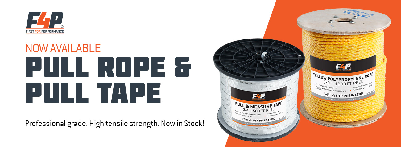 Now Available F4P Pull Rope & Tape Products